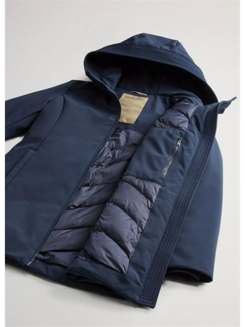 NEW FIRTH DOWN PARKA WOOLRICH | CFWWOU2045FRUT34963989 MELTON BLUE